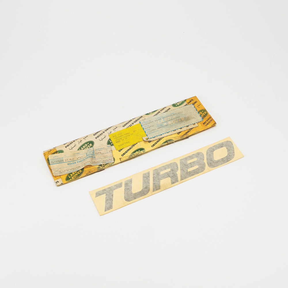 TURBO ACHTERSTE DECAL TAPE